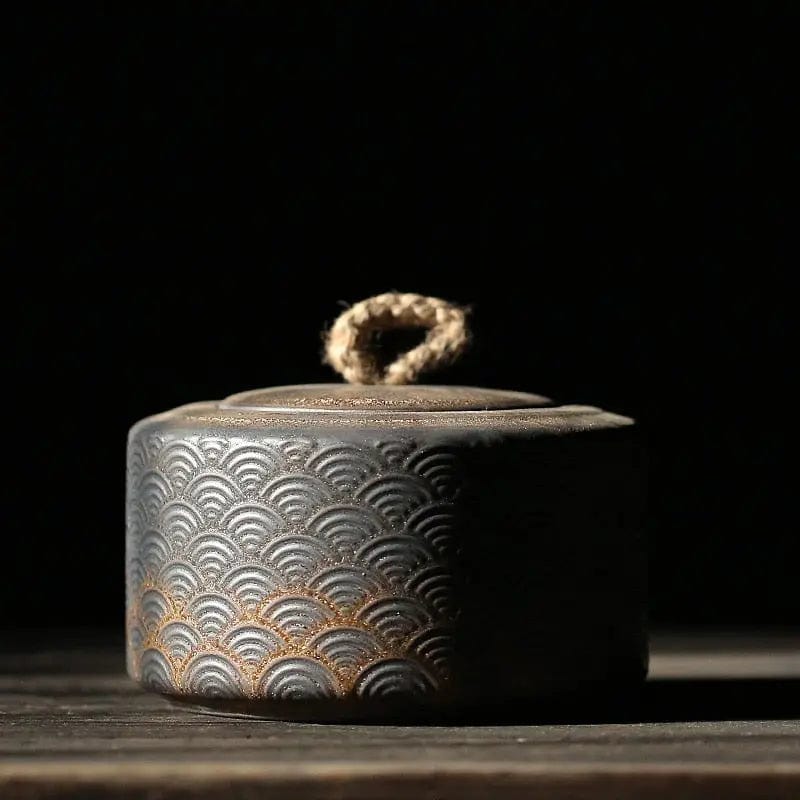 Vintage Japanse keramische theebus 500ml