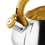 Vintage stalen fluitketel
