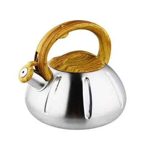 Vintage stalen fluitketel