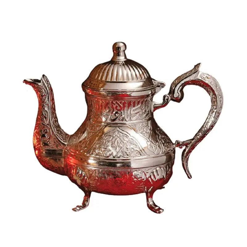 Vintage Turkse zinken theepot 1L
