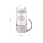 Witte kat theemok met infuser