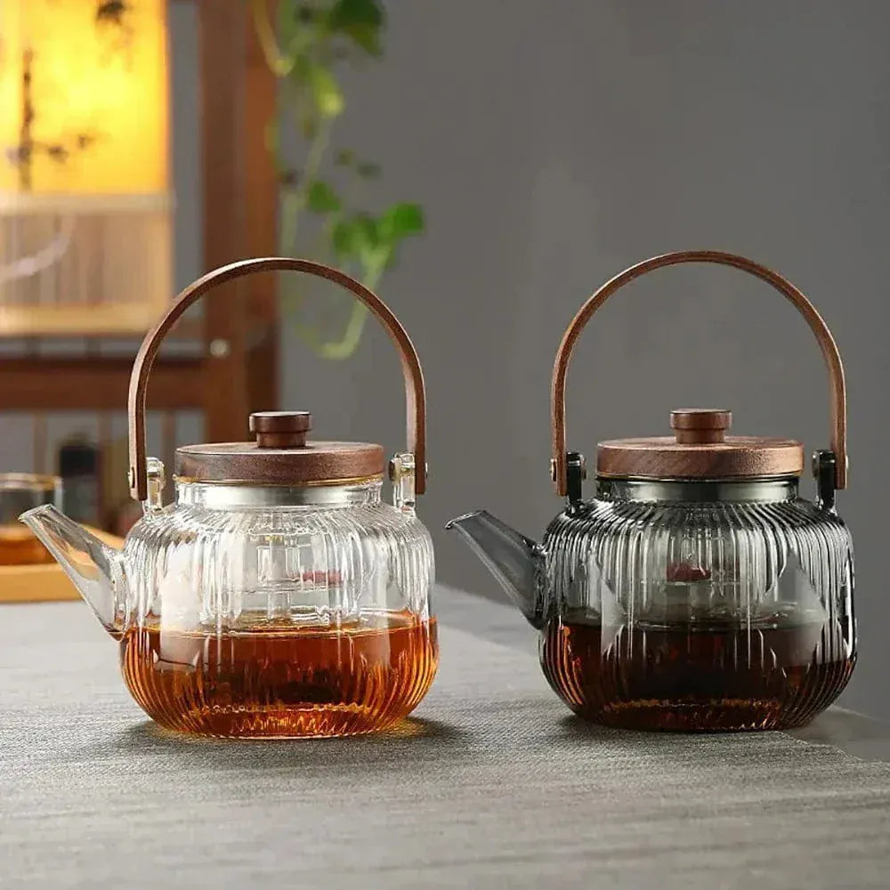 Wood Ambiance Glazen Theepot 800ml