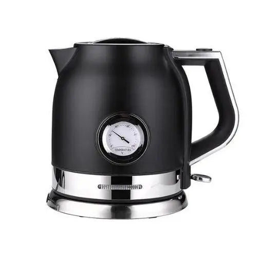 Zwarte RVS waterkoker 1,8 liter – 1500 W