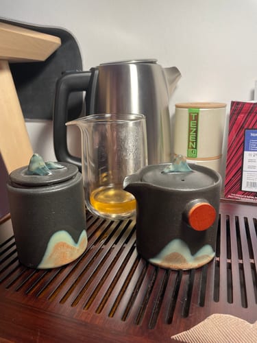 Klantfoto bij beoordeling van Mountain Sun reistheeservies